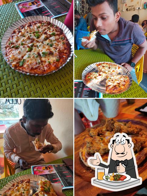 Food at Mom's pizza cafe