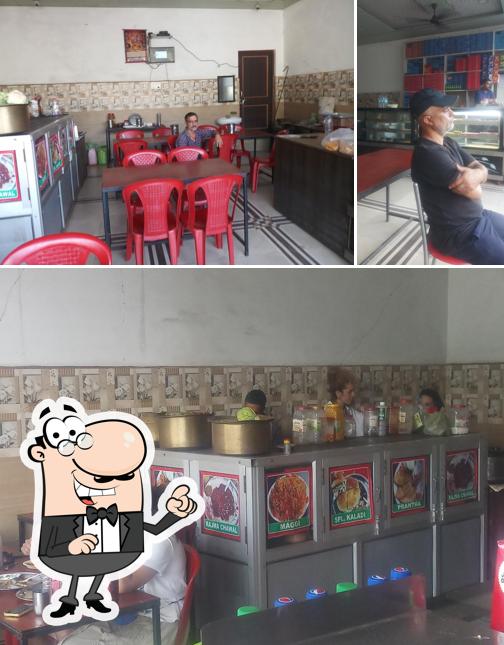 The interior of Prem vaishno dhaba kud wale and sweets corner