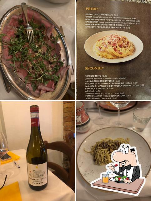 Tra le varie cose da Ristorante La Locanda Del Conte si possono trovare la cibo e bevanda