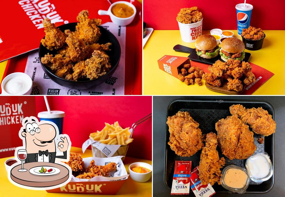 Fried chicken at Kuduk Chicken Gomtinagar (best fried chicken in lucknow)