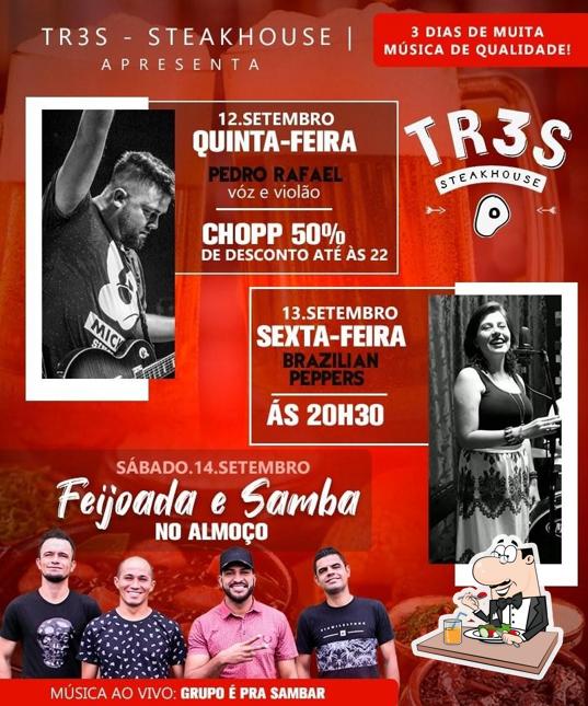 Comida em TR3S Steakhouse