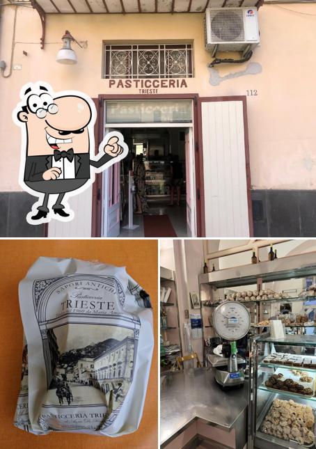 Gli interni di Pasticceria Trieste