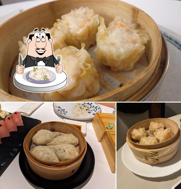 Ravioli cinesi al Gomi sushi restaurant