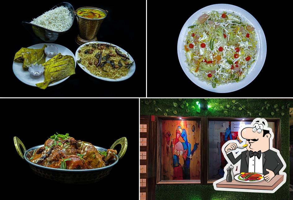 Food at Roof Top Restaurant