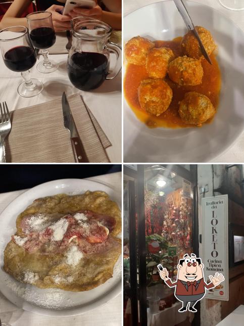 Platti al Trattoria da Loreto