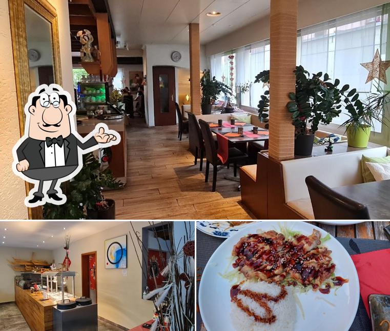 La immagine di interni e cibo da Ilufa