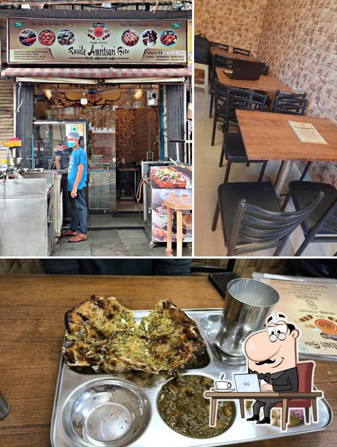 The picture of Rasile Amritsari Bite The North indian Food’s interior and food