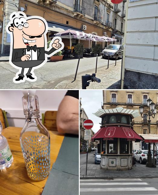 La esterno e bevanda del ristorante