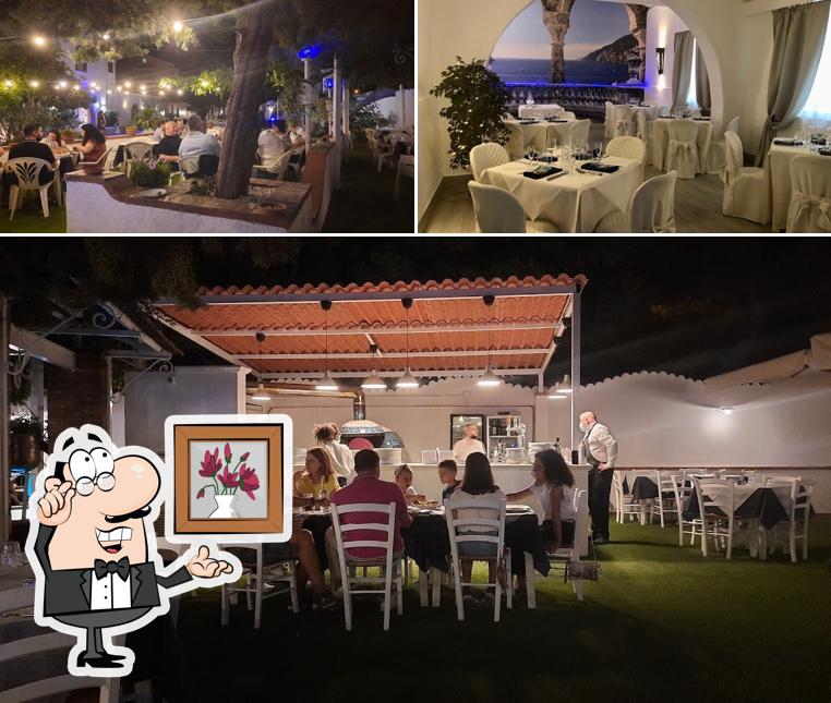 Gli interni di A I Tre Archi - Villa Giannini Ristorante Pizzeria