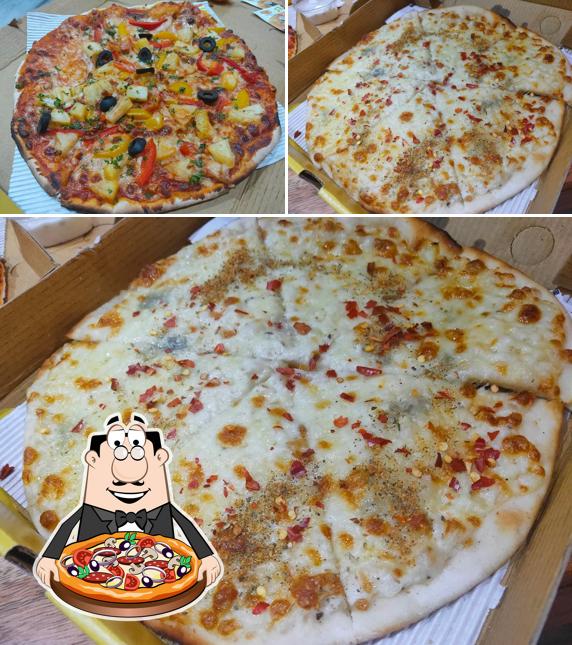 Try out different types of pizza