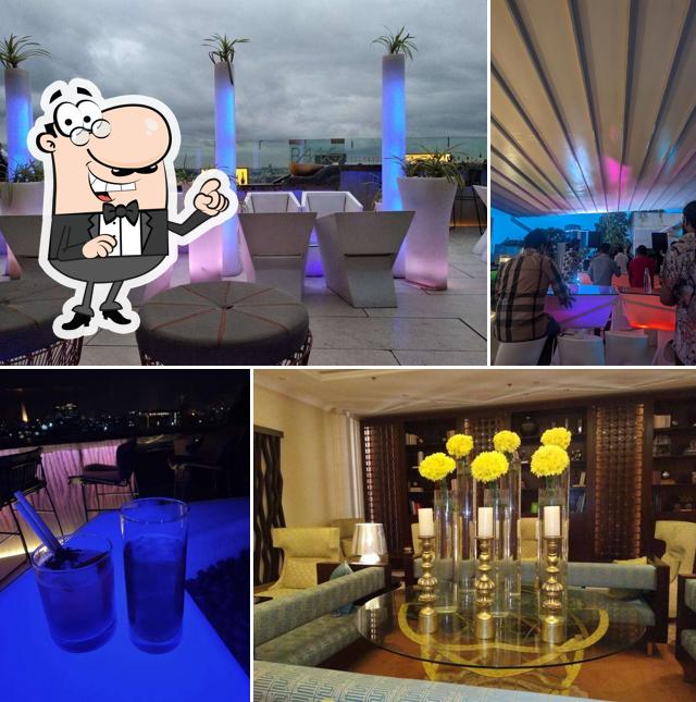 Take a seat at one of the tables at BANG