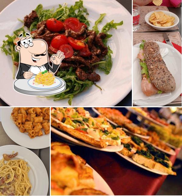 Spaghetti alla carbonara al Caffè Olimpia