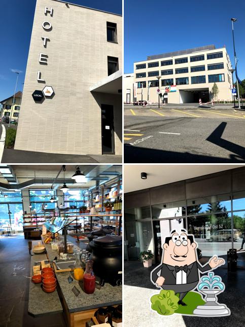 Gli esterni di LOCAL Hotel - Apartments, Markt, Restaurant und Store - Suhr