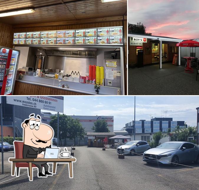 La interni e esterno del ristorante