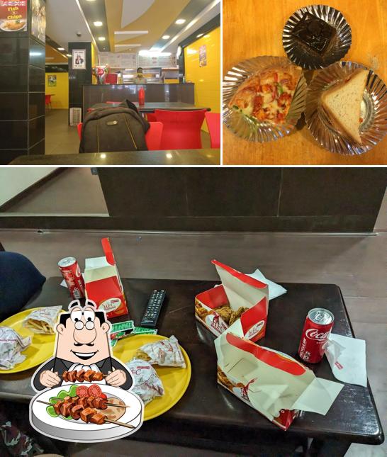 Food at HFC (Hilltop Fried Chicken)