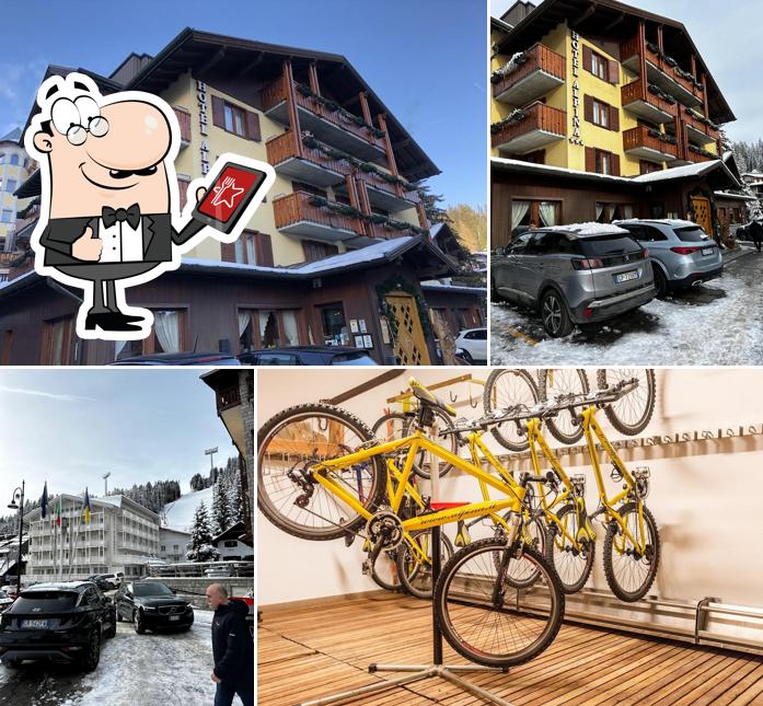 Goditi la vista dall'area esterna di HOTEL ALPINA