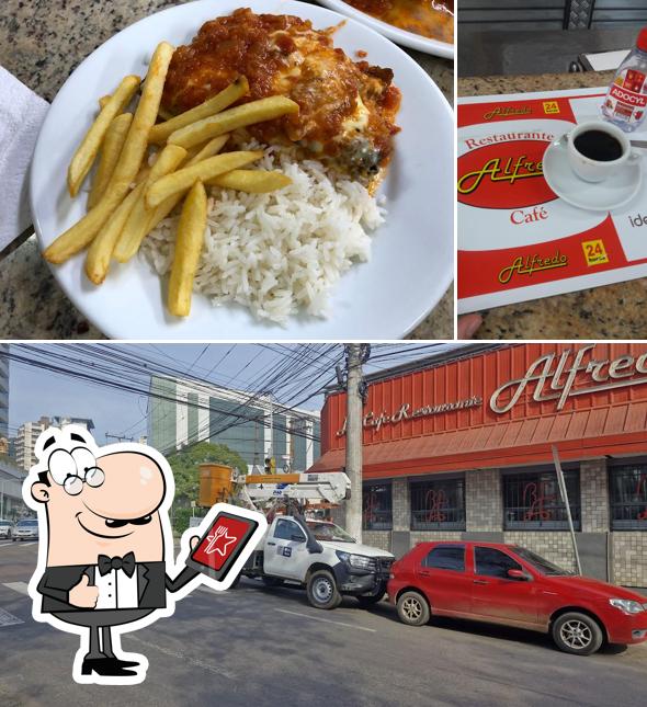 O exterior do Bar Café Restaurante Alfredo