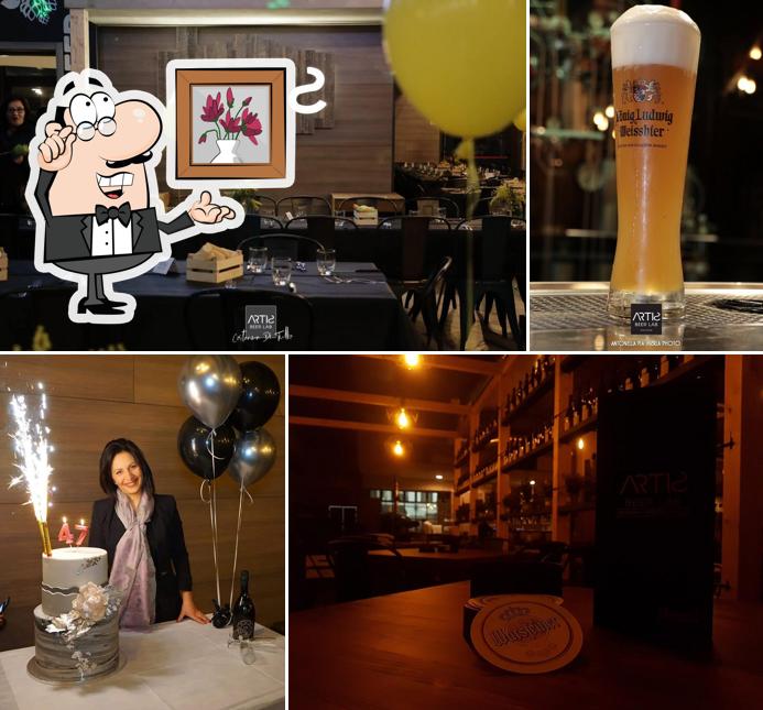 Gli interni di Artis - Beer Lab