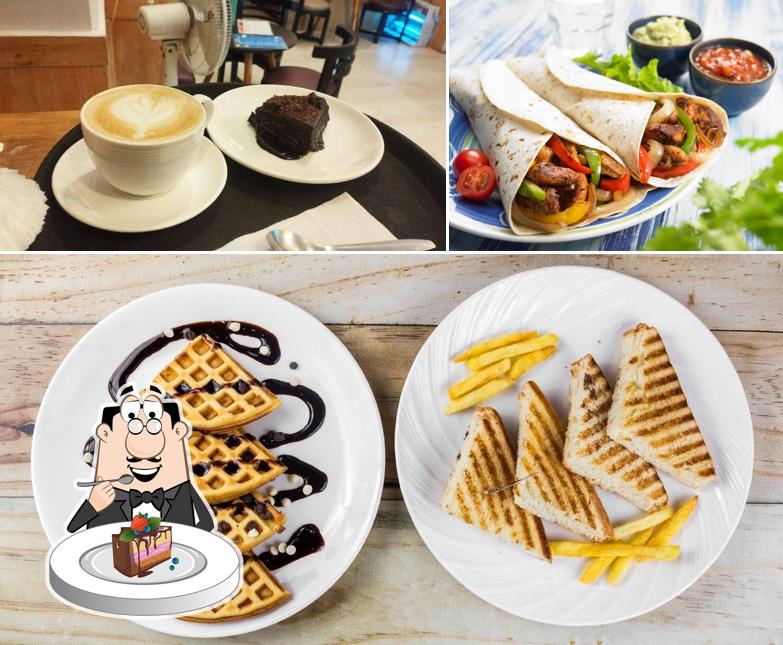 Chocolate cake at Coffee World