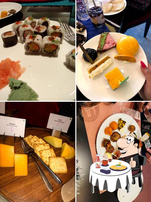 Cheese plate at Cafe G - Crowne Plaza Today Gurugram