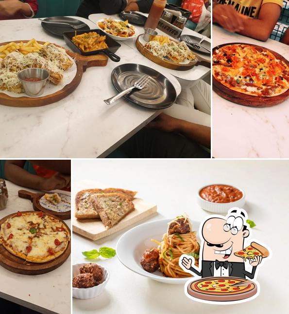 Try out pizza at Crazy Cheesy Cafe - Nanded