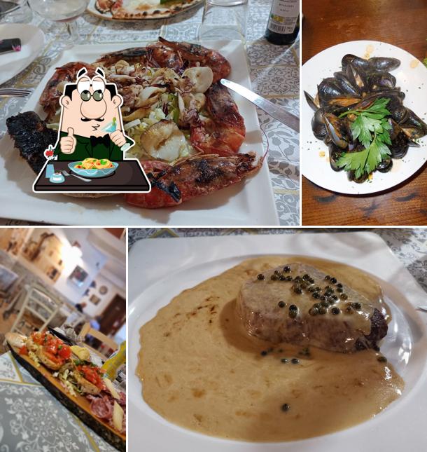Platti al Ristorante Pizzeria La Vecchia Viareggio