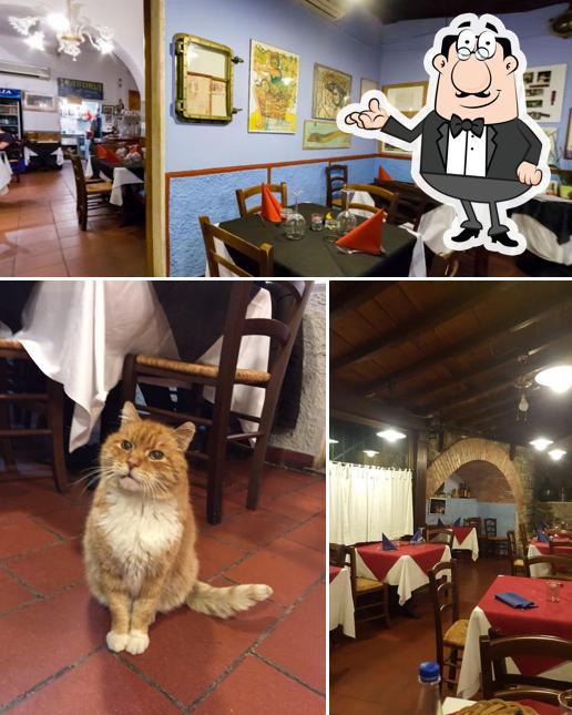 Gli interni di Trattoria Via dell'Amore