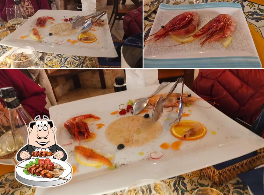 Platti al Ristorante Marmoreo Borgo Del Mazzaro di Giovanna Marmoreo