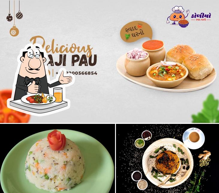 This is the photo showing food and beverage at "Kodiyo - Swad Gharno"