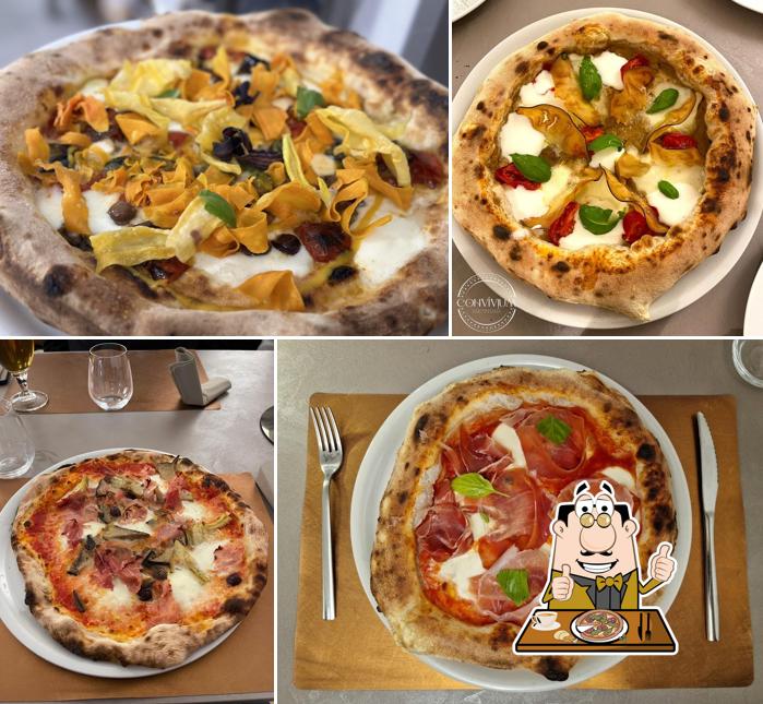 Scegli una pizza a Convivium Contemporary Pizza&Bistrot