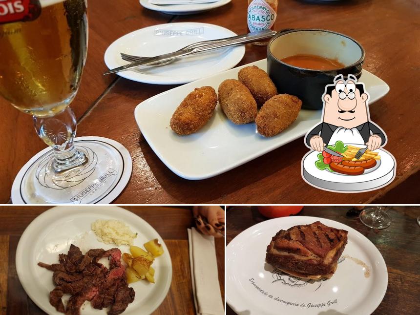 Platos en Giuseppe Grill