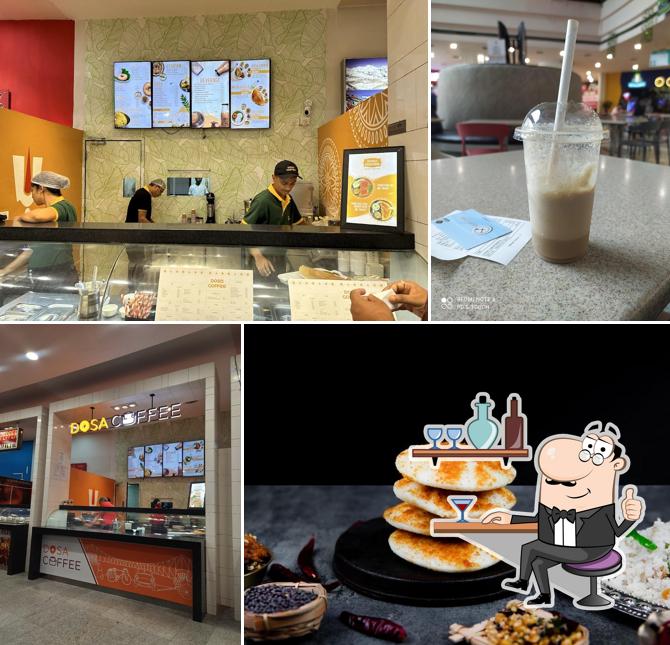 The interior of Dosa Coffee