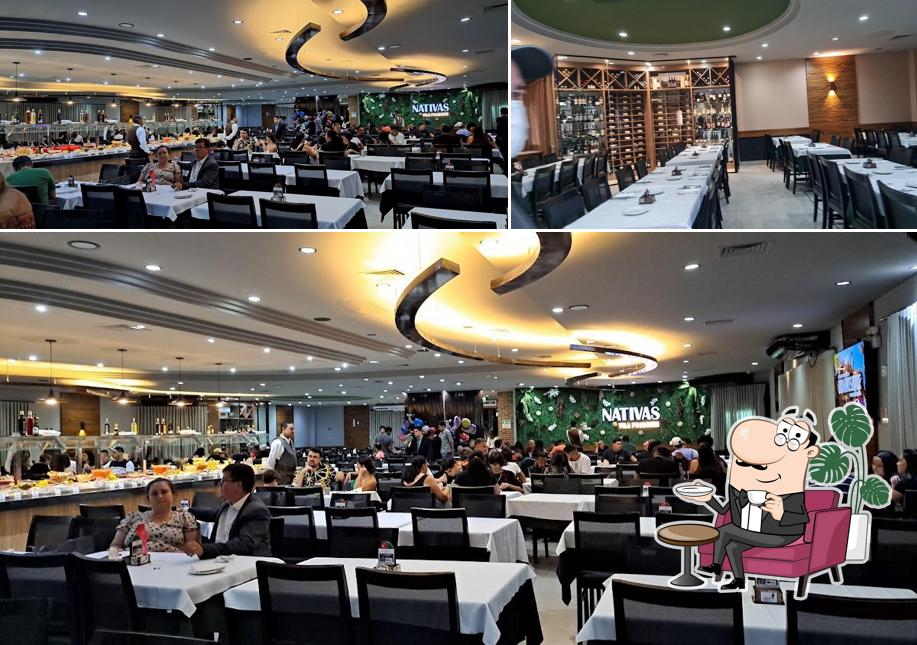 O interior do Churrascaria Nativas Grill Vila Prudente Restaurante Rodízio