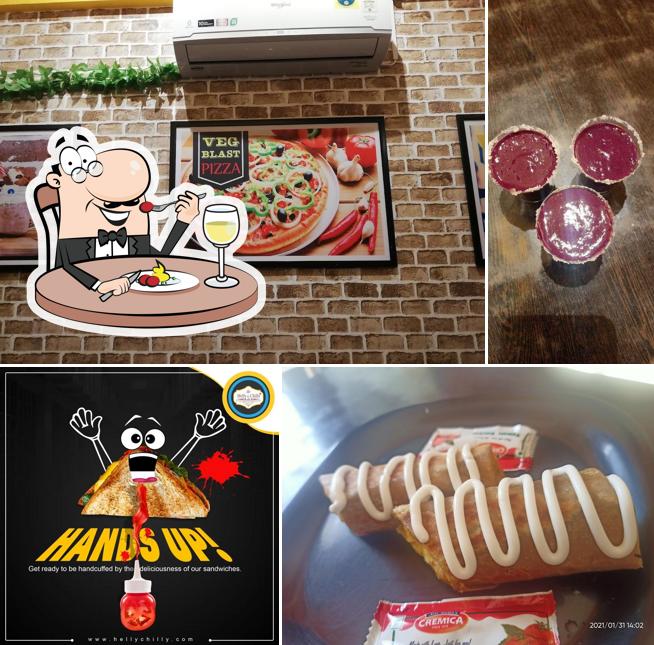 Meals at Helly and chilly cafe mehsana