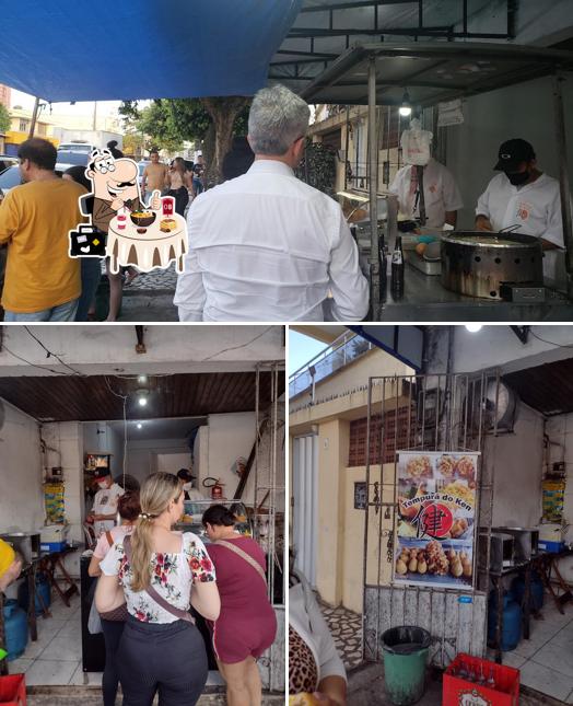 Entre diferentes coisas, comida e exterior podem ser encontrados no Tempurá do Ken