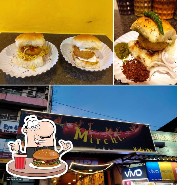 Try out a burger at Bhau Vada Pav