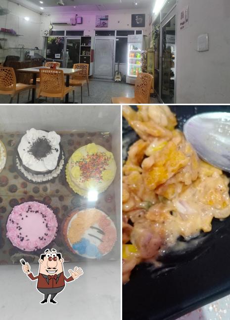 Among different things one can find food and interior at CRAZY TASTY