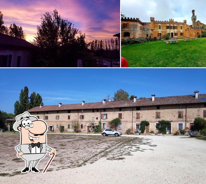 Gli esterni di Cascina Lago Scuro