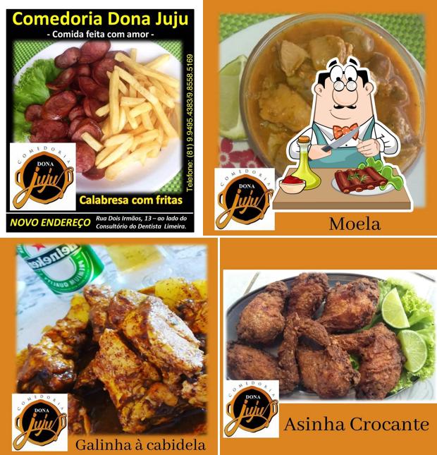Costelas de porco em Comedoria Dona Juju