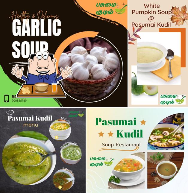 Clam chowder at Pasumai Kudil Soup பசுமை குடில் சூப்