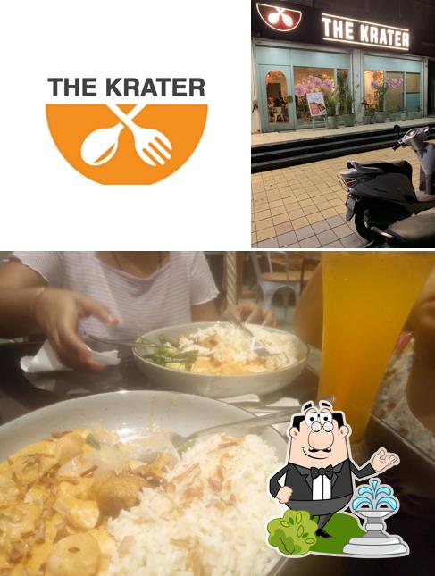 The exterior of The Krater