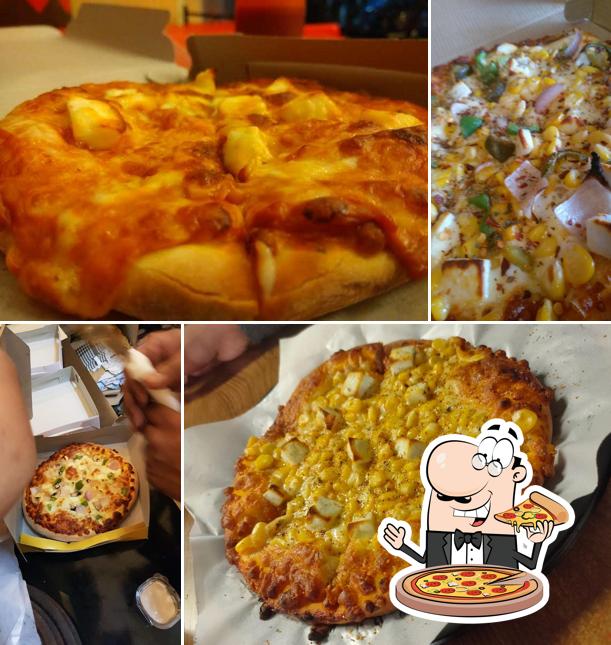 Order pizza at Satviki Pizza Cafe