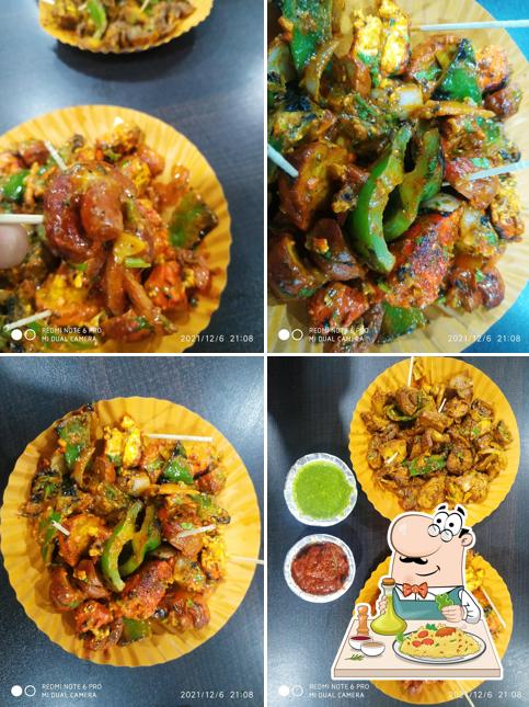 Food at Delhi Soya Chaap