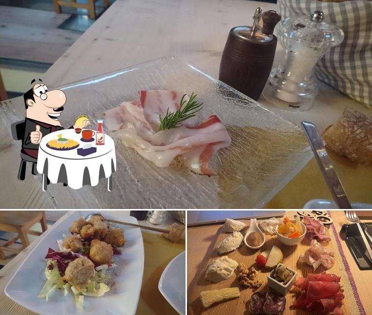 Piatto di formaggi al Osteria Il Triciclo