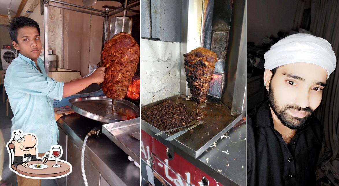 Food at Al-Labbaik Shawarma Lateef