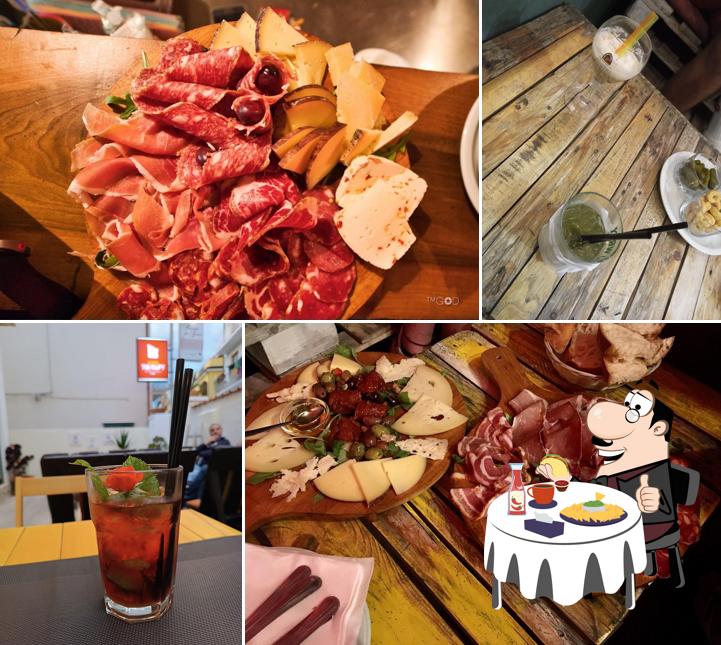 Piatto di formaggi al Negroni Therapy