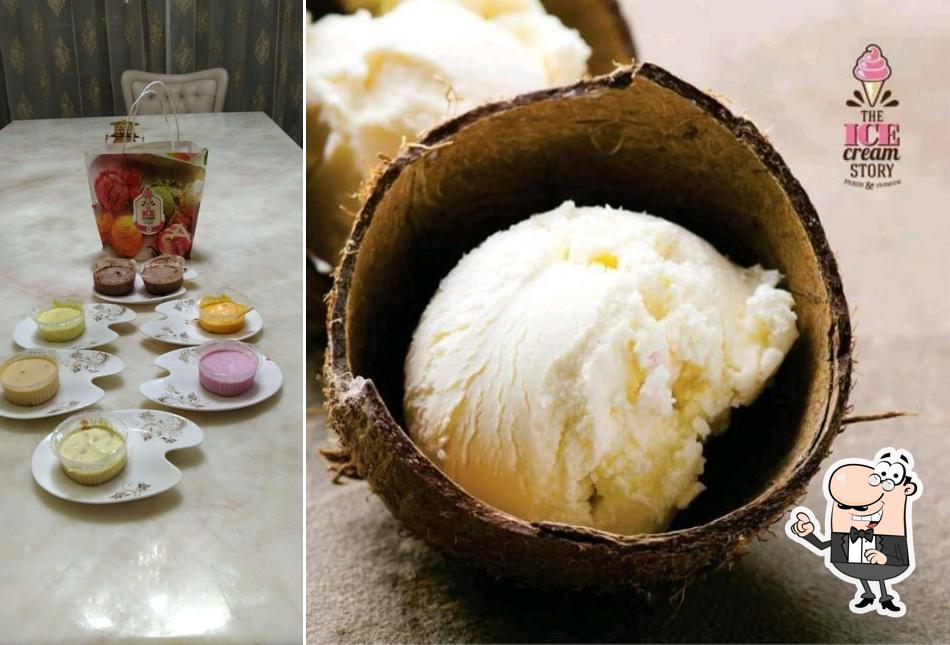 The interior of The Ice Cream Story
