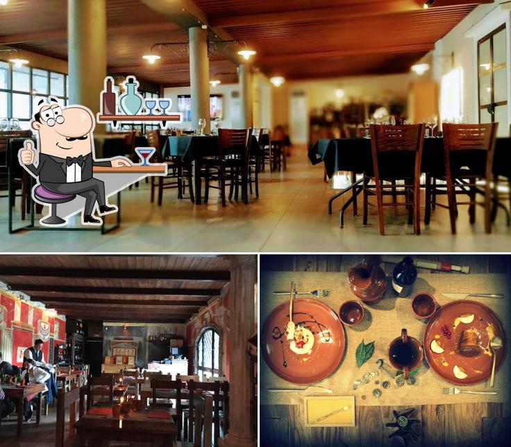 Gli interni di Caupona