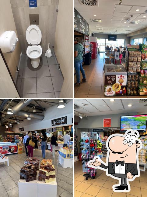 Gli interni di Autogrill Valtrompia Sud