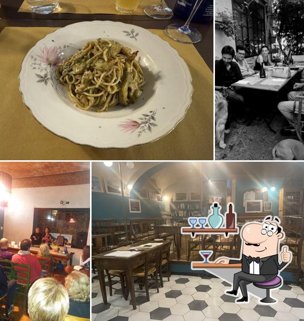 Gli interni di Il Moscardo ristorante